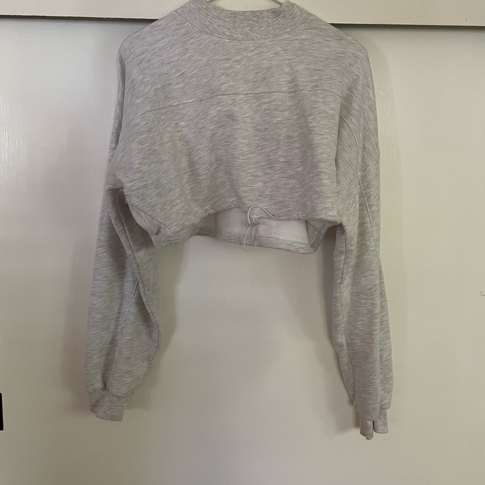 Joah Brown Cropped Sweatshirt